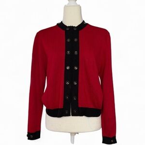 Vintage red and black sweater